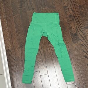 TNA Vibrant Green High-Waisted Leggings